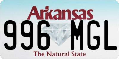 AR license plate 996MGL