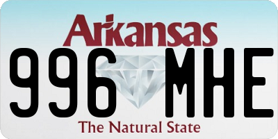 AR license plate 996MHE