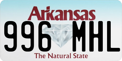 AR license plate 996MHL