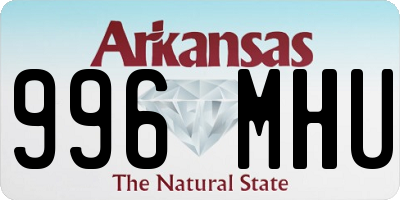 AR license plate 996MHU