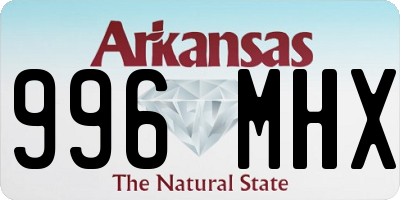 AR license plate 996MHX