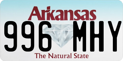 AR license plate 996MHY