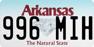 AR license plate 996MIH