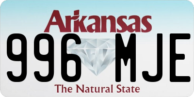 AR license plate 996MJE