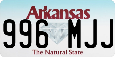 AR license plate 996MJJ