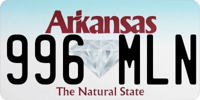 AR license plate 996MLN