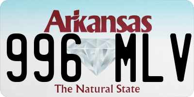 AR license plate 996MLV