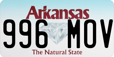 AR license plate 996MOV