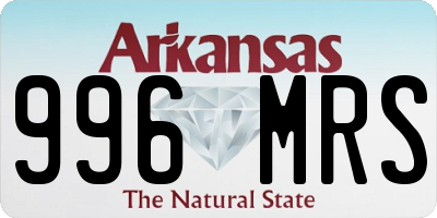 AR license plate 996MRS