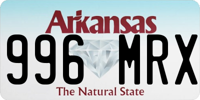 AR license plate 996MRX