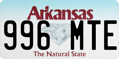 AR license plate 996MTE