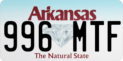 AR license plate 996MTF