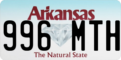 AR license plate 996MTH