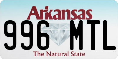AR license plate 996MTL