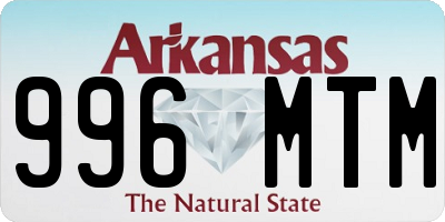 AR license plate 996MTM