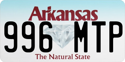 AR license plate 996MTP