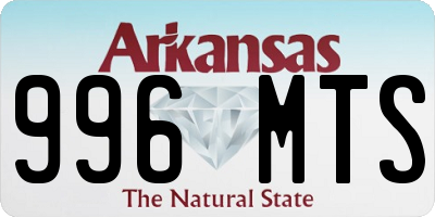AR license plate 996MTS
