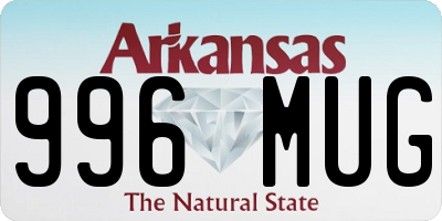 AR license plate 996MUG