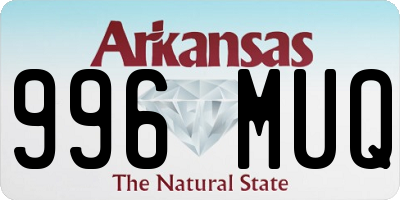 AR license plate 996MUQ