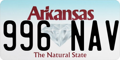 AR license plate 996NAV