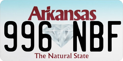 AR license plate 996NBF