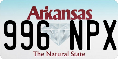 AR license plate 996NPX
