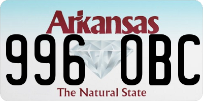 AR license plate 996OBC