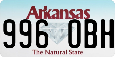 AR license plate 996OBH