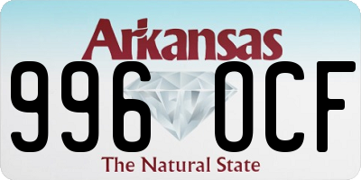 AR license plate 996OCF