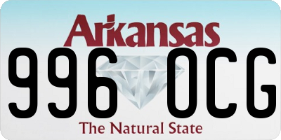 AR license plate 996OCG