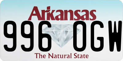 AR license plate 996OGW