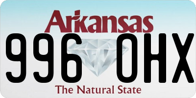 AR license plate 996OHX