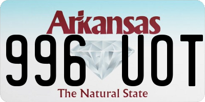 AR license plate 996UOT
