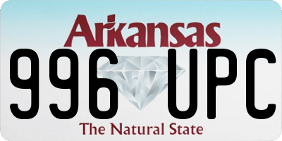 AR license plate 996UPC