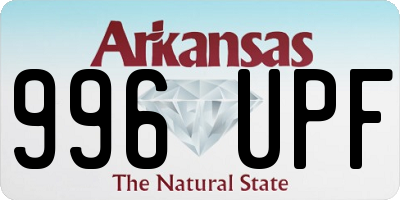 AR license plate 996UPF