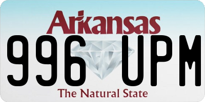 AR license plate 996UPM