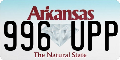 AR license plate 996UPP