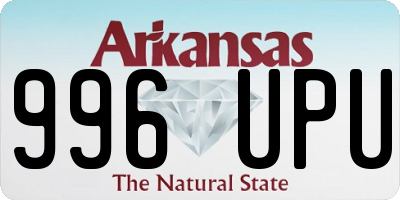 AR license plate 996UPU