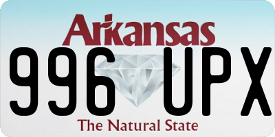 AR license plate 996UPX