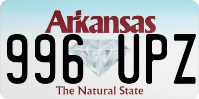 AR license plate 996UPZ