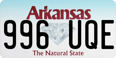 AR license plate 996UQE