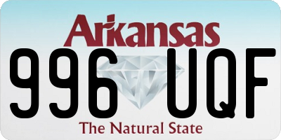 AR license plate 996UQF