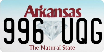 AR license plate 996UQG