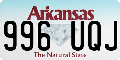 AR license plate 996UQJ