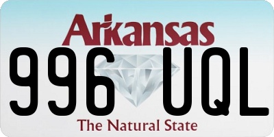 AR license plate 996UQL