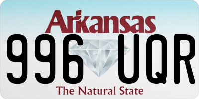 AR license plate 996UQR