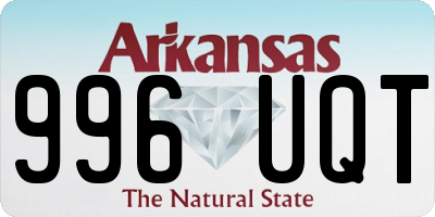 AR license plate 996UQT
