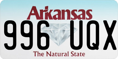 AR license plate 996UQX
