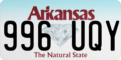 AR license plate 996UQY