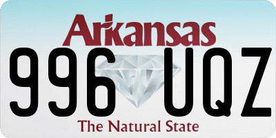 AR license plate 996UQZ